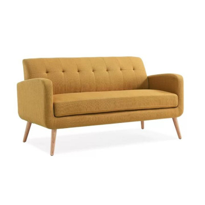 Ghế Sofa Băng Dài Màu Vàng Juno Sofa HFC-GBD001-V8 Cao Cấp
