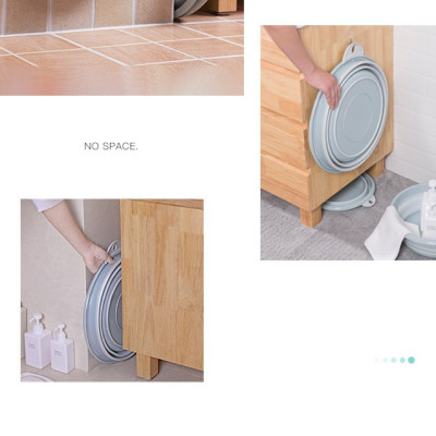 Thau, Chậu Nhựa Gấp Gọn Đa Năng ( màu ngẫu nhiên)