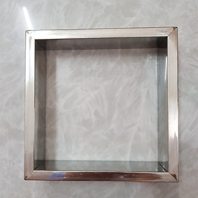 Khuôn Bánh Chưng Inox Loại Lớn, Khuôn Gói Bánh Trưng Vuông Inox Siêu Bền Tiện Lợi, Khuôn Làm Bánh Chưng Size 15cm
