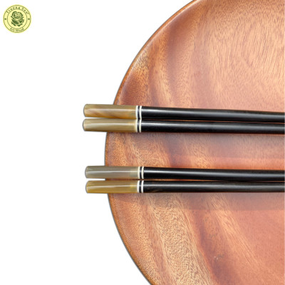 Đũa Gỗ Mun Ghép Sừng - Đồ Gỗ Thủ Công Mỹ Nghệ Cao Cấp Thương Hiệu Trường Sơn 