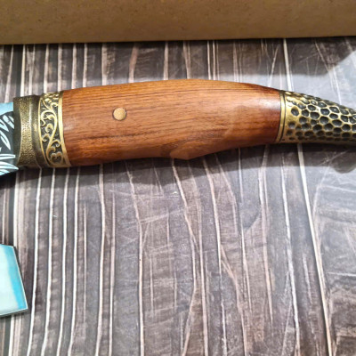 DAO BẾP - DAO THÁI CHẶT HOA VĂN HỔ MÃ A8 DT150 NT topcomshop vn