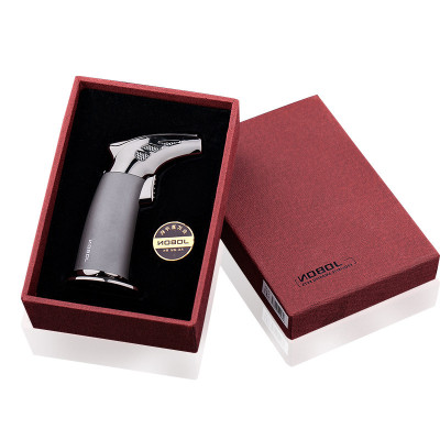 Vỏ Hột Quẹt Bật Lửa Khò 1 Tia Jobon ZB-968 Để Bàn Cao Cấp, Có Khóa Rảnh Tay - Dùng Gas