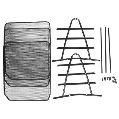 Khay kệ nằm để tài liệu sách vở hồ sơ 3 tầng kim loại