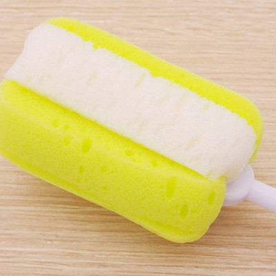 Dụng cụ cọ rửa bình nước, chai lọ cán tùy chỉnh Kokubo có móc treo tiện dụng - Made in Japan