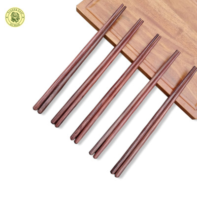 Đũa Gỗ Cao Cấp- Đũa Gỗ Cẩm Lai Tiện Đầu Tròn - Đồ Dùng Nhà Bếp Thủ Công Mỹ Nghệ