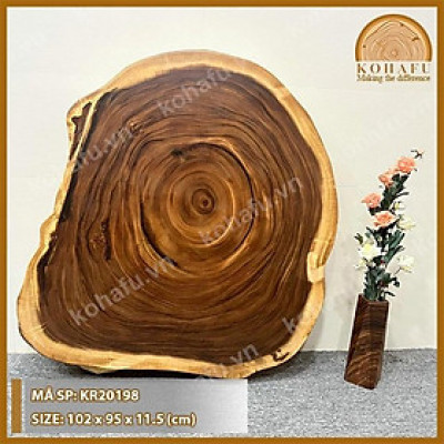 BÀN SOFA GỖ ME TÂY NGUYÊN TẤM KR20198 