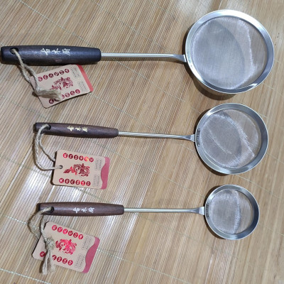 Bộ 3 vợt lưới rổ lọc cán vòng vợt lẩu 304