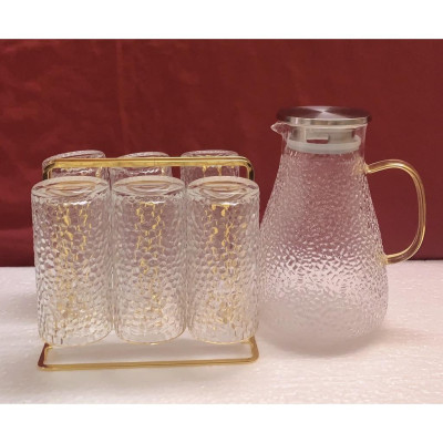 Bộ bình cốc thủy tinh chuywj nhiệt lên đến 400 độ C kèm giá úp cốc