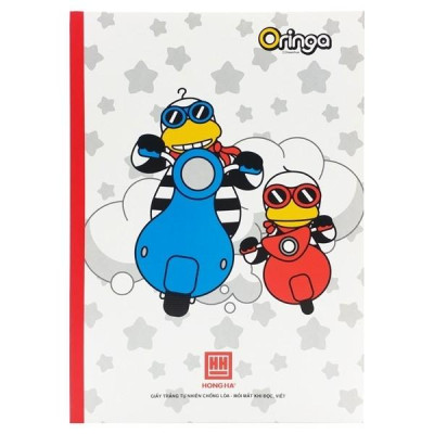 Combo 5 Vở Study Oringa - Kẻ Ngang 120 Trang ĐL 70-78g/m2 - Hồng Hà 1436 (Mẫu Màu Giao Ngẫu Nhiên)