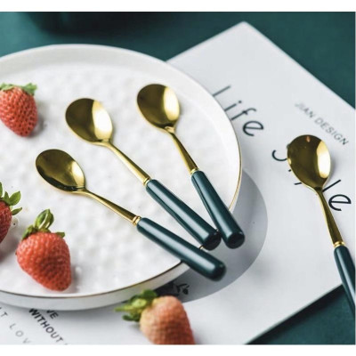 THÌA NĨA CÁN SỨ XANH NGỌC BÍCH SIZE NHỎ