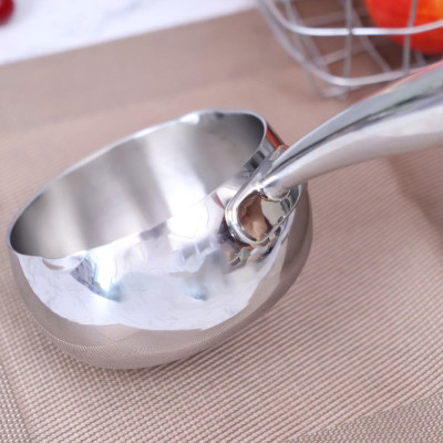 Quánh Inox Seka SKM38 Đường Kính 10, 12, 14, 18cm Nấu Cháo Quấy Bột Xào Sốt Tiện Lợi, Dùng Mọi Loại Bếp