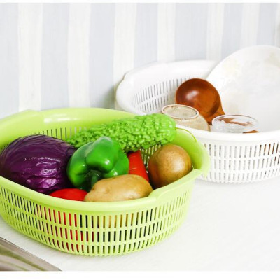 Bộ 01 chậu & 01 rổ Oval Sanada Seiki 5.3L - Hàng nội địa Nhật Bản | Made in Japan