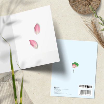 Thiệp mừng phụ nữ 8/3, 20/10, SDstationery Đằm Thắm Thướt Tha, cô gái Trung bộ, chữ nhật 14 x 10,8 cm