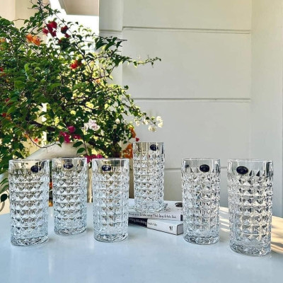 Bộ 6 cốc 260ml Bohemia Diamond Hàng chính hãng