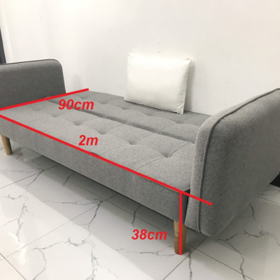 Bộ ghế sofa giường sofa bed tay vịn phòng khách sopha sivali08 salon