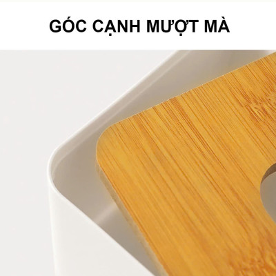 Hộp Đựng Khăn Giấy Chữ Nhật Siêu Sang PaKaSa chất lượng Nhật Bản 
