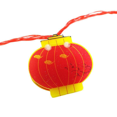 Dây Đèn Led Nháy Hình Lồng Đèn Trang Trí Tết 4.5 m