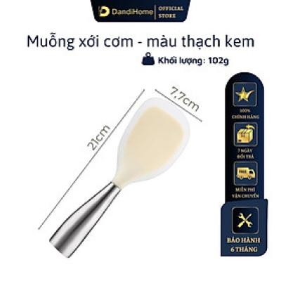 Muỗng xới cơm chống dính tay cầm inox 304 DandiHome