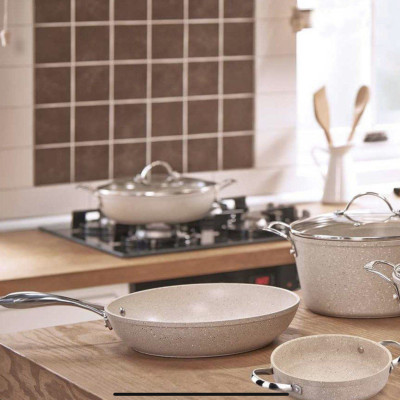 Nồi chống dính Korkmaz Granita- Thổ Nhỹ Kì - Hàng Chính Hãng 