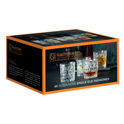 Bộ 4 ly pha lê Nachtmann Bossa Nova - Hàng chính hãng Đức