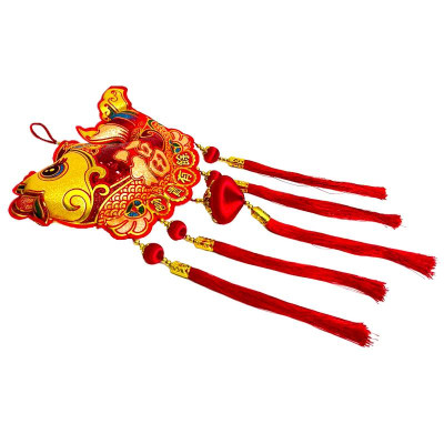 Dây Treo Hình Cá Chép Đỏ Trang Trí Tết