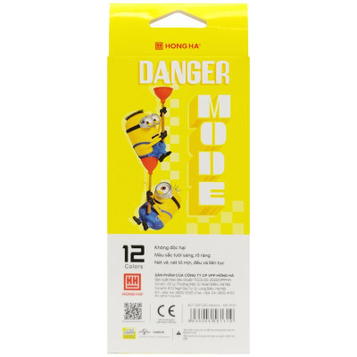Hộp 12 Bút Sáp Dầu Minions - Hồng Hà 8131