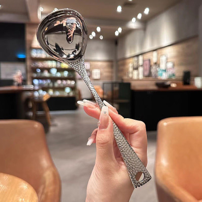 SET 2 Muôi Múc Canh Muôi Thủng Thìa Muỗng Súp INOX Siêu Đẹp Cao Cấp Decor Bàn Ăn - HÀNG CHÍNH HÃNG MINIIN