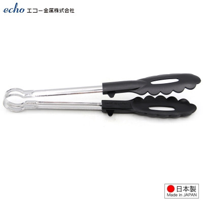 Kẹp gắp thực phẩm inox đầu bọc Polyamide Echo Metal 185mm hàng nhập khẩu chính hãng (#Made in Japan)