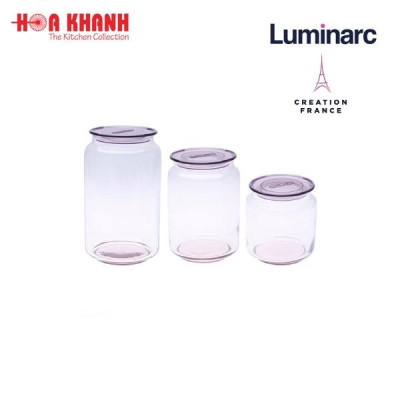 Hũ Thủy Tinh Luminarc Rondo Pink 500ML - J5875