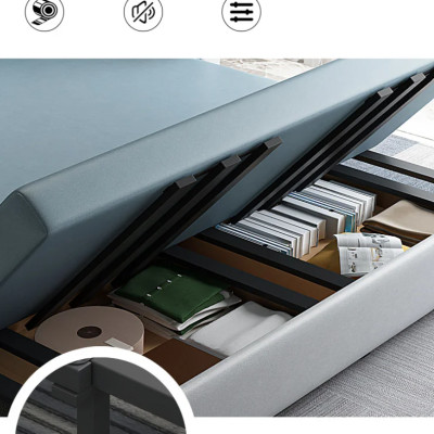 Sofa giường đa năng hộc kéo HGK-04 ngăn chứa đồ tiện dụng Tundo KT 1m8