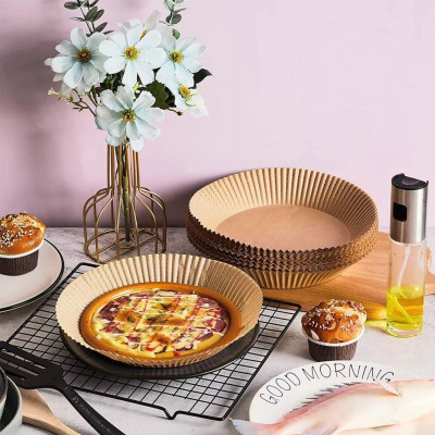 50 Tờ Giấy Nến Lót Nồi Chiên Không Dầu Hình Khuôn Bánh Siêu Tiện Lợi - Thấm Giảm Thiểu Tối Đa Dầu Mỡ Bám