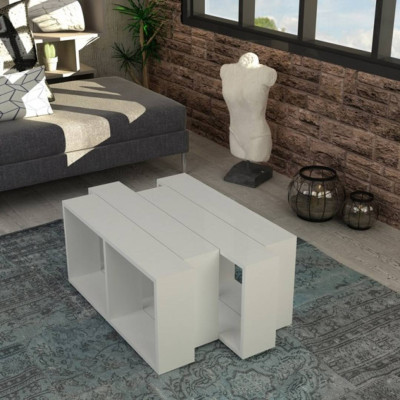 Bàn sofa dáng thấp cho phòng khách SMLIFE Calvin