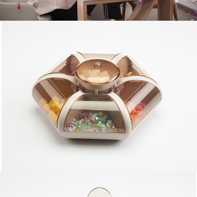 Khay mứt tết, Khay Đựng Bánh Kẹo 6 Cánh Hoa Tự Bung, Sang Chảnh, Lịch Sự, Sản Phẩm của Tết 2024