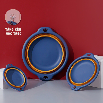 Thau nhựa Silicon gấp gọn đa năng