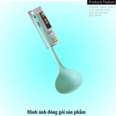 [GGOMI Chính hãng] Muôi/Muỗng/vá múc canh silicone GGOMi GG469 Hàn Quốc chịu nhiệt an toàn 4 màu lựa chọn