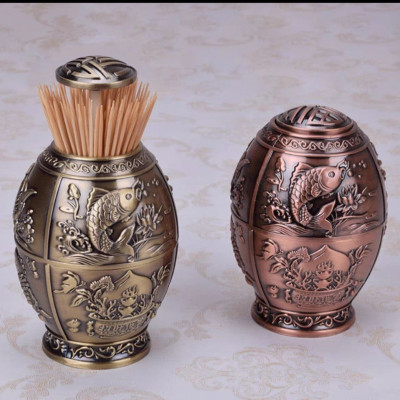 LỌ ĐỰNG TĂM ĐỒNG GIẢ CỔ TRÒN - ANTH501