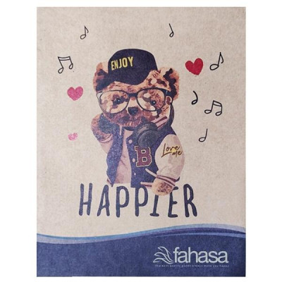 Combo 10 Tập Học Sinh 100 Trang ĐL 100g/m2 - FAHASA - Cute Bears + 1 Bao Tập