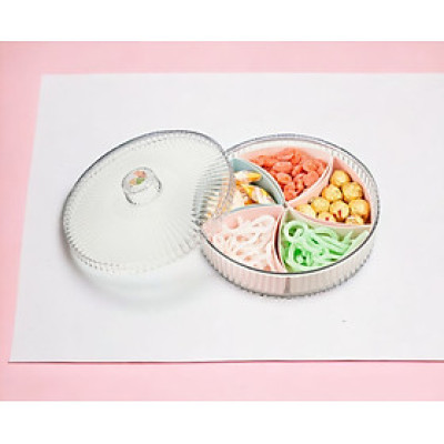 KHAY ĐỰNG MỨT TẾT BÁNH KẸO NHỰA MIKA TRONG SUỐT KHAY HỘP ĐỰNG BẦY BÁNH KẸO TRÁI CÂY DÙNG HÀNG NGÀY VÀ CÁC BỮA TIỆC HỘI NGHI SINH NHẬT CÓ NẮP ĐẬY SẠCH SẼ ĐẸP MẮT