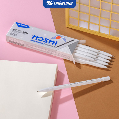 Combo 10 Bút chì bấm Hoshi Thiên Long PC-037/HS - Công nghệ Nhật Bản
