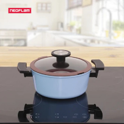 [Hàng chính hãng] Nồi sâu chống dính bếp từ Neoflam Reverse 20cmmàu xanh dương
