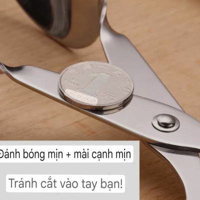 Kéo gắp thức ăn thực phẩm inox 304 sáng bóng