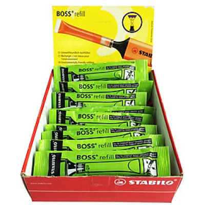 Hộp 10 Bút dạ quang STABILO BOSS ORIGINAL 70 - Xanh (31)