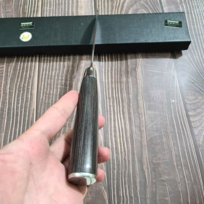DAO - DAO BẾP NHẬT BẢN SANTOKU THÉP DAMASCUS MÃ A11 DT116 nt topcomshop vn
