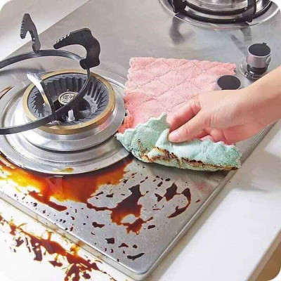 Combo Khăn Lau Đa Năng 2 Mặt Siêu Thấm , Khăn Lau Bếp , Khăn Lau Kính , Khăn Lau Chén Bát , Khăn Lau Tay , Khăn Lau Ô Tô PaKaSa 