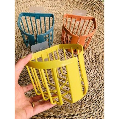 hộp kệ để khăn giấy dán tường xinh xinh đẹp mắt / giỏ đệ giấy vệ sinh dán tường đa năng không cần khoan đục ốc vít