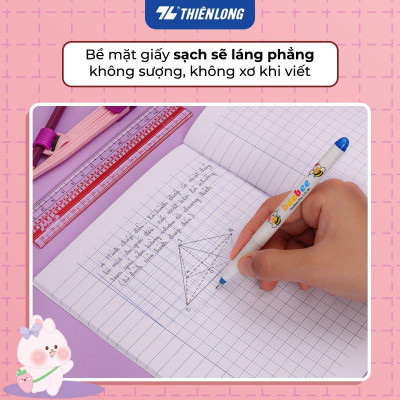 Combo 10 Tập học sinh 96 trang 5 ô ly vuông 2mm chấm kẻ 2/3 120gsm NB-122 Thiên Long - Mẫu ngẫu nhiên