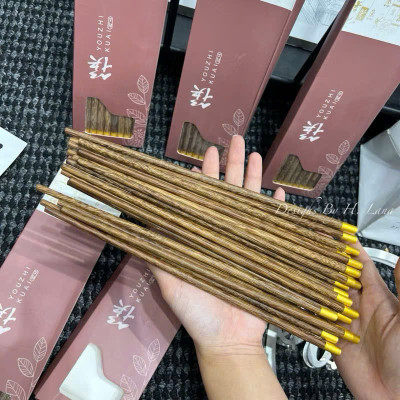 Combo 10 Đôi Đũa Gỗ Tự Nhiên – Chống Nấm Mốc, An Toàn & Vệ Sinh Khi Ăn Uống - HÀNG CHÍNH HÃNG MINIIN