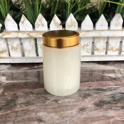 Hủ đựng gạo, muối, thực phẩm đá ngọc Onyx - Cao 8cm