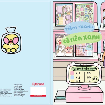 Tập Học Sinh Cô Tiên Xanh - Miền Nam - 4 Ô Ly - 96 Trang 100gsm - The Sun - Tiệm Tranh Cô Tiên Xanh - Miền Nam