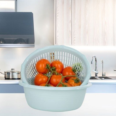 Bộ chậu rửa và rổ nhựa kiểu đốt trúc cao cấp nhiều size